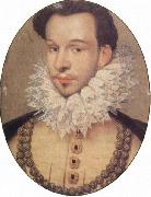 Nicholas Hilliard Miniature of d Alencon oil on canvas